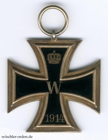 Preußen, Eisernes Kreuz 1914 II. Klasse in Emaille Preußen, Eisernes Kreuz 1914 II. Klasse in Emaille