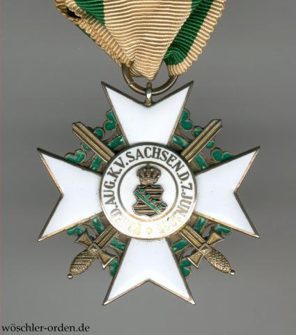 Sachsen, Verdienstorden, Ritterkreuz I. Klasse mit Schwertern