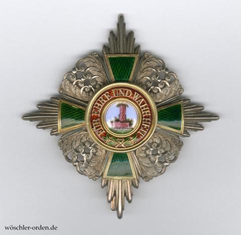 Baden, Orden vom Zähringer Löwen, Bruststern zum Kommandeurkreuz Baden, Orden vom Zähringer Löwen, Bruststern zum Kommandeurkreuz