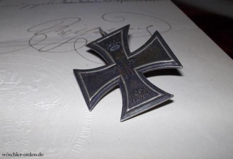 Preußen, Eisernes Kreuz 1870 I. Klasse, Verleihungsstück Preußen, Eisernes Kreuz 1870 I. Klasse, Verleihungsstück