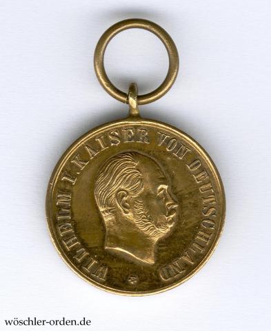 Deutsches Reich, Böhler Kriegerverein, Medaille Wilhelm I., Kaiser von Deutschland Deutsches Reich, Böhler Kriegerverein, Medaille Wilhelm I., Kaiser von Deutschland