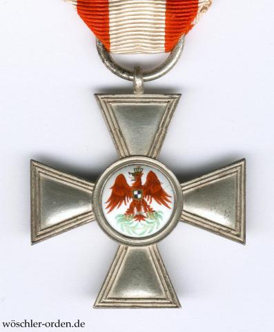 Preußen, Roter-Adler-Orden, IV. Klasse (Modell 1854 – 1885), von Joh. Wagner & Sohn Preußen, Roter-Adler-Orden, IV. Klasse (Modell 1854 – 1885), von Joh. Wagner & Sohn