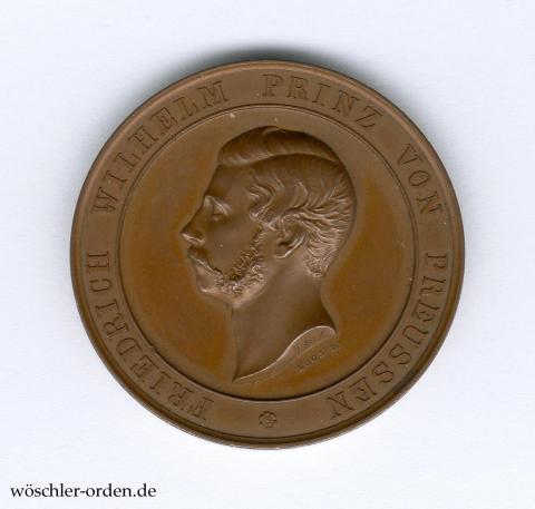 Preußen, Bronzene Prämienmedaille des Prinzen Friedrich Wilhelm (1858) Preußen, Bronzene Prämienmedaille des Prinzen Friedrich Wilhelm (1858)