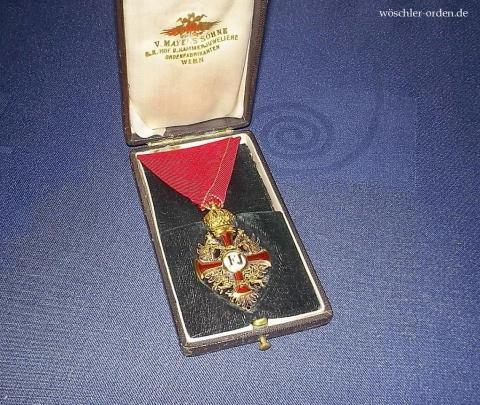 Österreich, Franz-Joseph-Orden, Ritterkreuz, von Gebr. Resch, im Verleihungsetui Österreich, Franz-Joseph-Orden, Ritterkreuz, von Gebr. Resch, im Verleihungsetui