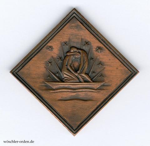 Württemberg, Plakette zur Erinnerung an die Feier der goldenen Hochzeit