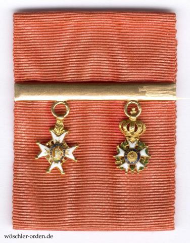 Frankreich, 2er Miniatur-Barett Offizier um 1830