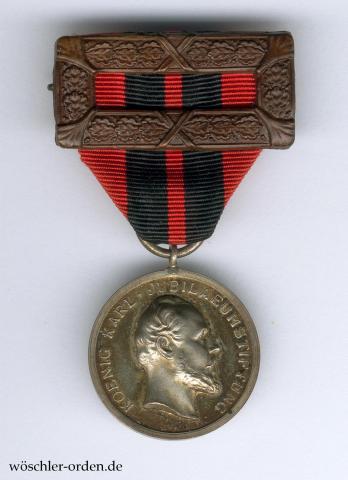 Württemberg, Medaille der König-Karl-Jubiläumsstiftung (2. Modell) Württemberg, Medaille der König-Karl-Jubiläumsstiftung (2. Modell)