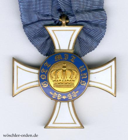 Preußen, Königlicher Kronenorden (3. Modell), III. Klasse, Zweitstück Preußen, Königlicher Kronenorden (3. Modell), III. Klasse, Zweitstück
