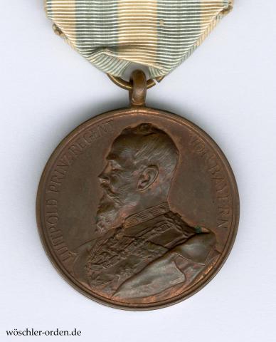 Bayern, Bronzene Inhaber-Jubiläumsmedaille an das K.u.K.-Corps-Art.-Rgt. Nr. 10