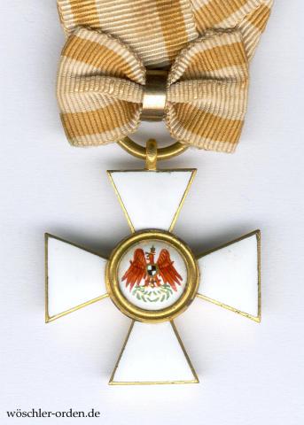 Preußen, Roter-Adler-Orden (5. Modell), III. Klasse mit der Schleife, Reduktion
