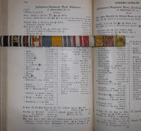 Preußen, 12er Feldspange Generalmajor aD Thümmel mit Schaumburg-Lippe, Hessen, Lübeck, Österreich und Schweden Preußen, 12er Feldspange Generalmajor aD Thümmel mit Schaumburg-Lippe, Hessen, Lübeck, Österreich und Schweden