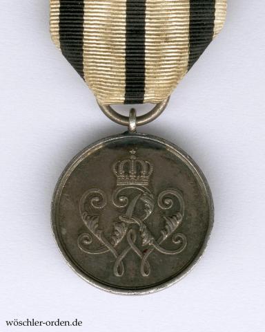 Preußen, Kriegerverdienstmedaille (2. Modell), am HOH-Band Preußen, Kriegerverdienstmedaille (2. Modell), am HOH-Band