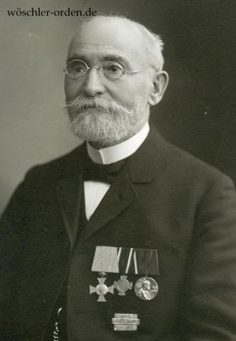 Preußen, Königlicher Kronenorden (3. Modell), IV. Klasse mit Jubiläumszahl 50, Trägerportrait Preußen, Königlicher Kronenorden (3. Modell), IV. Klasse mit Jubiläumszahl 50, Trägerportrait