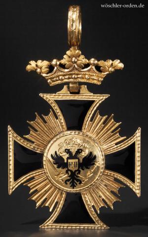 Frankfurt, Gesellschaft Frauenstein, Großes Ordenskreuz von 1804
