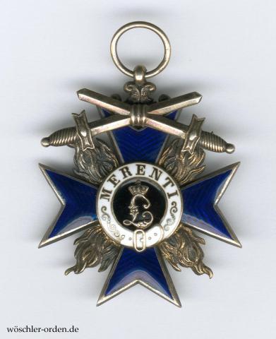 Bayern, Militär-Verdienstorden (2. Modell, 2. Ausgabe), III. Klasse mit Schwertern, von Gebr. Hemmerle