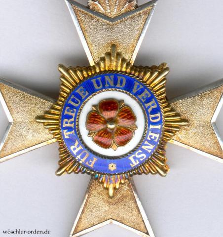 Lippe-Detmold, Hausorden (2. Modell), Ehrenkreuz IV. Klasse, 1. Abteilung, von Sy & Wagner Lippe-Detmold, Hausorden (2. Modell), Ehrenkreuz IV. Klasse, 1. Abteilung, von Sy & Wagner