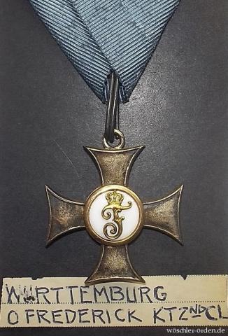 Württemberg, Friedrichsorden (2. Modell), Ritterkreuz II. Klasse, von Eduard Foehr