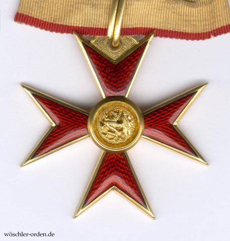 Mecklenburg-Schwerin, Greifen-Orden, Ritterkreuz, variante Fertigung von Heinrich Rose