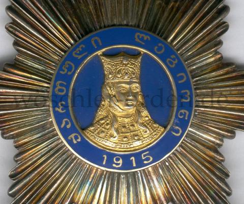 Georgien, Orden der Heiligen Tamara, von C. F. Zimmermann, Pforzheim